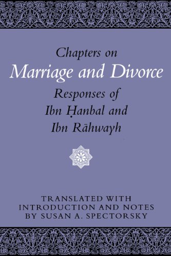 Chapters on Marriage and Divorce: Responses of . Hanbal, Spectorsk<| - Picture 1 of 1