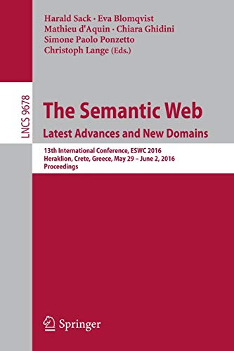 The Semantic Web. Latest Advances and New Domai. Sack, Blomqvist, d'Aquin<| - Afbeelding 1 van 1