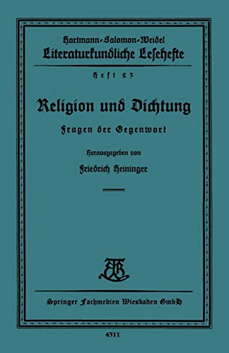 Religion Und Dichtung: Fragen Der Gegenwart.9783663152620 Fast Free Shipping<| - Zdjęcie 1 z 1