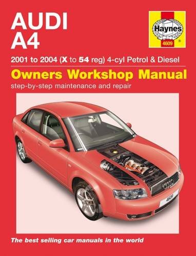 Audi A4 Petrol & Diesel (01 - 04) Haynes Repair Manual, Anon