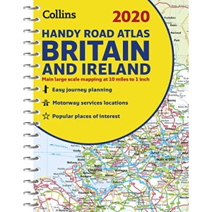 2020 Collins Handy Road Atlas Britain and Ireland