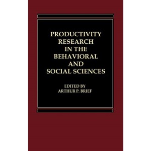Productivity Research in the Behavioural and Social Sciences