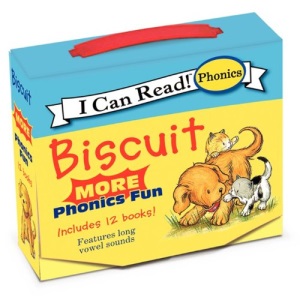 Biscuit: More 12-Book Phonics Fun!: Includes 12 Mini-Books Featuring Short and Long Vowel Sounds (My First I Can Read)