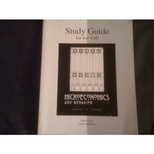 Study Guide to Microeconomics and Behavior