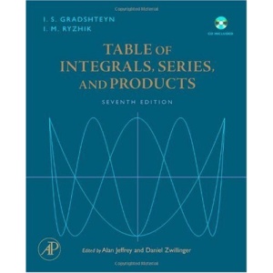 Table of Integrals, Series, and Products