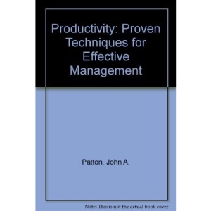 Productivity: Proven Techniques for Effective Management