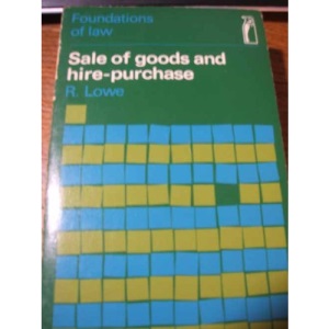Sale of Goods and Hire-purchase (Foundns. of Law S)
