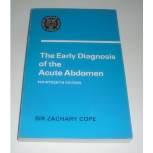 Early Diagnosis of the Acute Abdomen (Oxford Medical Publications)