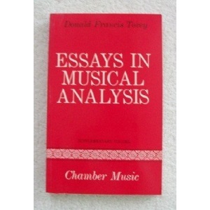 Essays in Musical Analysis: Suppty. v. : Chamber Music