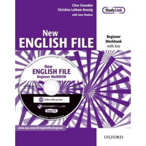 New English File: Beginner: Workbook with key and MultiROM Pack: Six-level general English course for adults