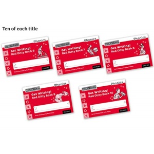 Read Write Inc. Phonics: Get Writing! Red Ditty Books 6-10 Pack of 50