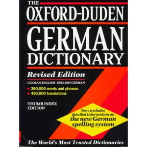 The Oxford-Duden German Dictionary: German-English/English-German (Rev ed) (Thumb Index ed)