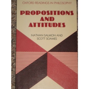 Propositions and Attitudes (Readings in Philosophy)