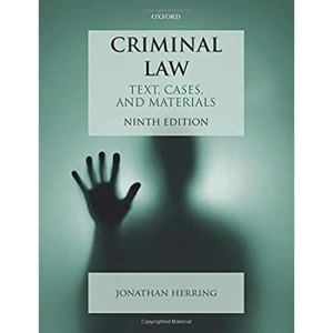 Criminal Law: Text, Cases, and Materials