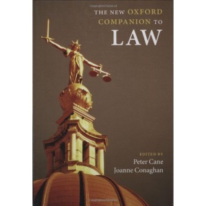 The New Oxford Companion to Law (Oxford Companions)