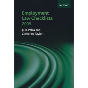 Employment Law Checklists 2009