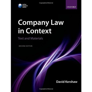 Company Law in Context: Text and Materials