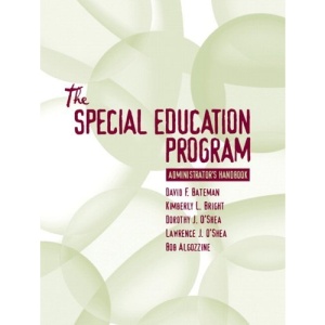 Special Education Program Administrator's Handbook