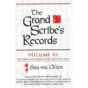 The Grand Scribe's Records: Hereditary Houses of Pre-Han China v. 5, Pt. 1