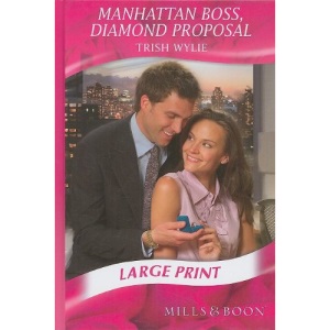 Manhattan Boss, Diamond Proposal (Mills & Boon Largeprint Romance) (Romance Large Print)