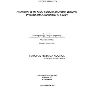An Assessment of Small Business Innovation Research Program at the Department of Energy