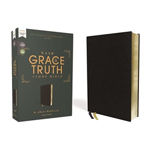 NASB, The Grace and Truth Study Bible, European Bonded Leather, Black, Red Letter, 1995 Text, Comfort Print: New American Standard Bible, Black, ... Leather, Red Letter, 1995 Text, Comfort Print