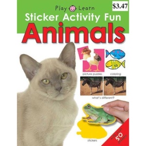 Sticker Activity Fun Animals (Play Learn Sticker Activity Fun)