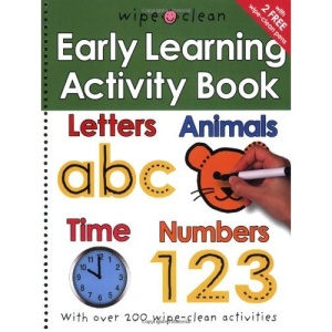 Wipe Clean Early Learning Activity Book [With 2 Wipe-Clean Pens]