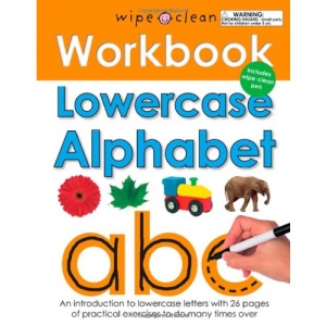 Lowercase Alphabet: An Introduction to Lowercase Letters with 26 Pages of Practical Exercises to Do Many Times Over [With Wipe Clean Pen] (Wipe Clean Workbooks)