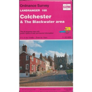 Landranger Maps: Colchester and the Blackwater Area Sheet 168 (OS Landranger Map)