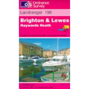 Brighton and Lewes, Haywards Heath (Landranger Maps)