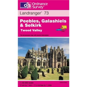 Peebles, Galashiels and Selkirk, Tweed (Landranger Maps)
