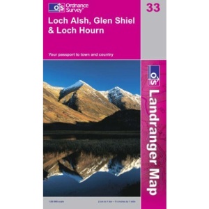 Loch Alsh, Glen Shiel and Loch Hourn (Landranger Maps)