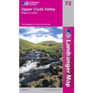 Upper Clyde Valley, Biggar and Lanark (Landranger Maps) (OS Landranger Map)