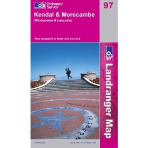 Kendal and Morecambe, Windermere and Lancaster (Landranger Maps)
