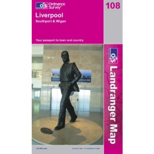 Liverpool, Southport and Wigan (Landranger Maps)