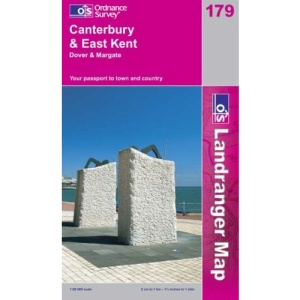 Canterbury and East Kent, Dover and Margate (Landranger Maps) (OS Landranger Map)