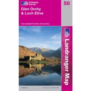 Glen Orchy and Loch Etive (Landranger Maps) (OS Landranger Map)