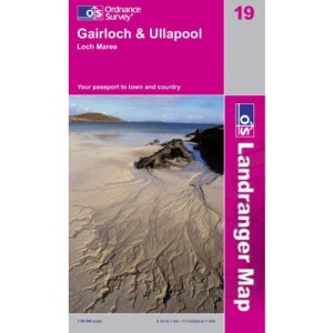 Gairloch and Ullapool, Loch Maree (OS Landranger Map)