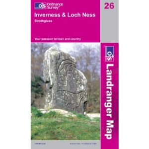 Inverness and Loch Ness, Strathglass (OS Landranger Map)