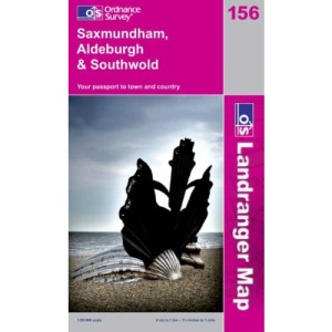 Saxmundham, Aldeburgh and Southwold (OS Landranger Map)