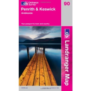 Penrith & Keswick, Ambleside (OS Landranger Map): Sheet 90
