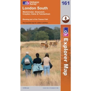 London South (Explorer Maps): Sheet 161 (OS Explorer Map)