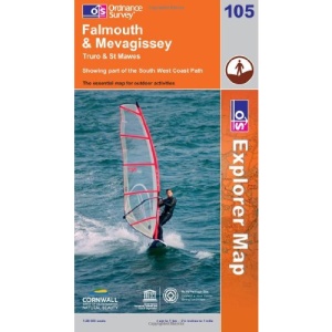 Falmouth and Mevagissey, Truro and St Mawes (OS Explorer Map)