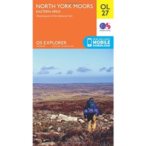 North York Moors Map | Eastern Area | Ordnance Survey | OS Explorer Map OL27 | England | Walks | Hiking | Maps | Adventure
