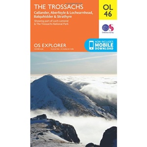 The Trossachs Map: Callander, Aberfoyle & Lochearnhead, Balquhidder & Strathyre: Ordnance Survey: OS Explorer Map OL46: Scotland: Walks: Hiking: Maps: Adventure