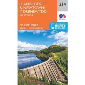 Llanidloes & Newtown/Y Drenewydd Map | Llyn Clywedog | Ordnance Survey | OS Explorer Map 214 | Wales | Walks | Hiking | Maps | Adventure