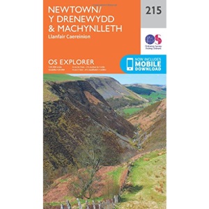 Newtown / Y Drenewydd & Machynlleth Map | Llanfair Caereinion | Ordnance Survey | OS Explorer Map 215 | Wales | Walks | Hiking | Maps | Adventure