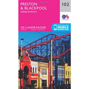 Preston & Blackpool Map | Lytham St Anne’s | Ordnance Survey | OS Landranger Map 102 | England | Walks | Cycling | Days Out | Maps | Adventure