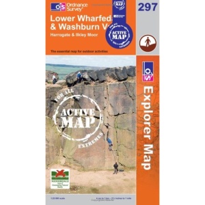 Lower Wharfedale and Washburn Valley (OS Explorer Map Active)